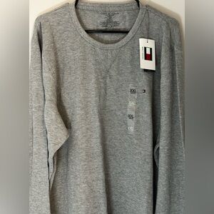Tommy Hilfiger Men’s Light Grey Thermal Crewneck Sweater